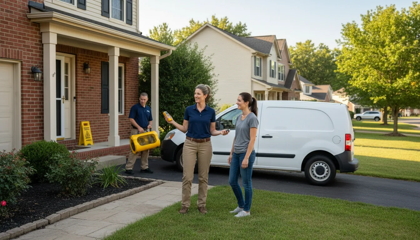 Residential water damage restoration in Smyrna, NC